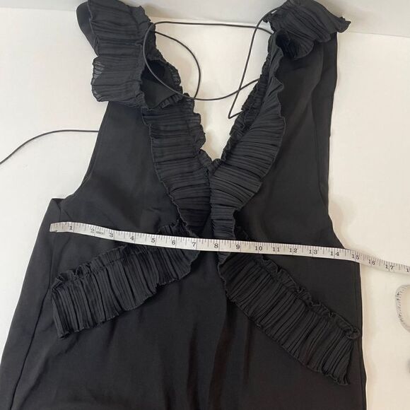 NEW! Storets| Ruffled| Maxi| V neck| Small| Has stretch| Thick Quality Cotton - Picture 7 of 13